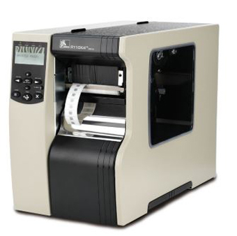 ZEBRA AIT, R110XI4, RFID PRINTER, 300DPI, SERIAL, PARALLEL, USB, ZEBRANET 10/100 PRINT SERVER, NA 120 VAC CORD, REWIND WITH PEEL, 16MB SDRAM, ZPLII AND XML, CLEAR MEDIA SIDE DOOR AND HANGER, CONFIG FO